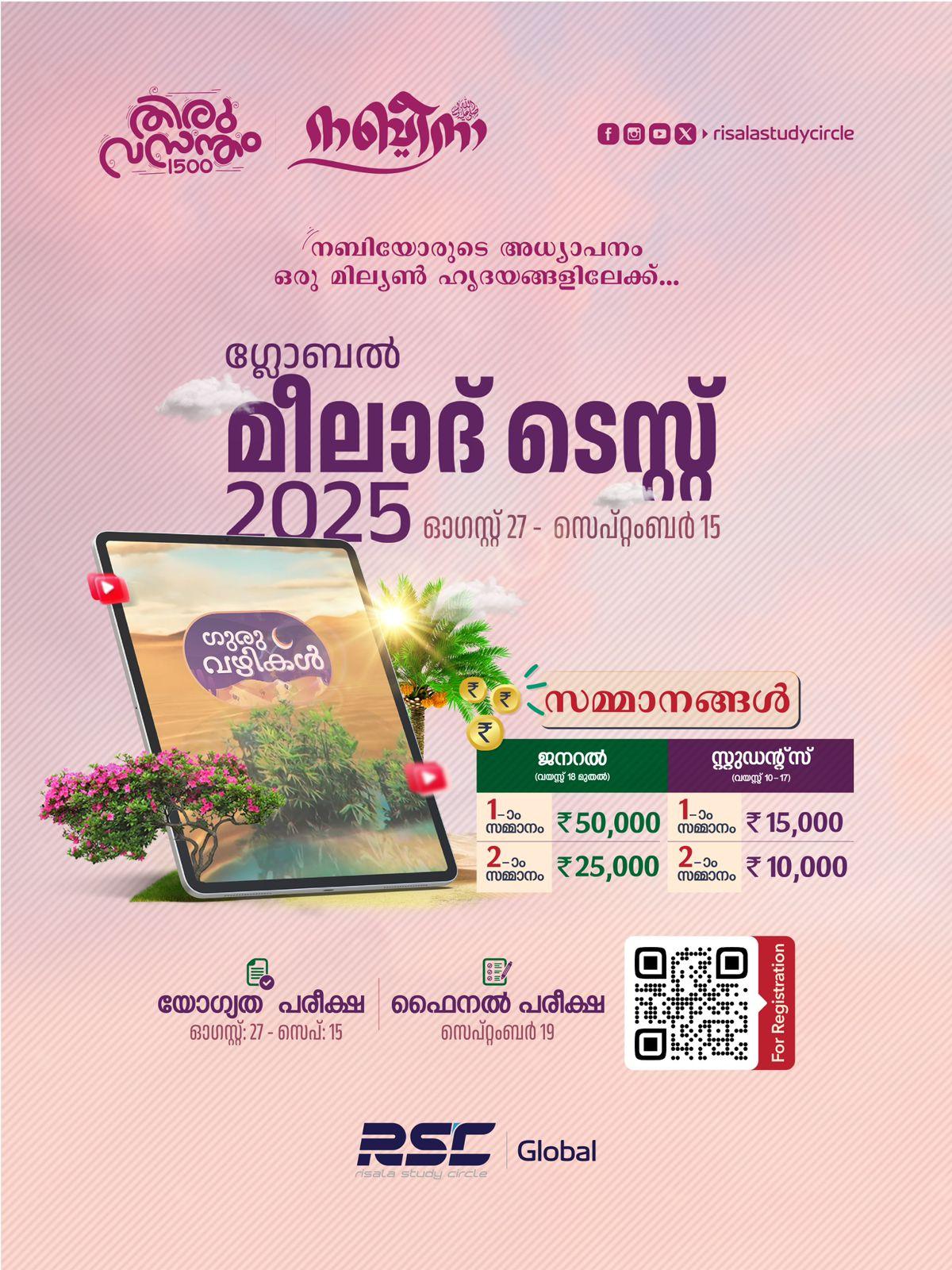 RSC Global Meelad Test 2025